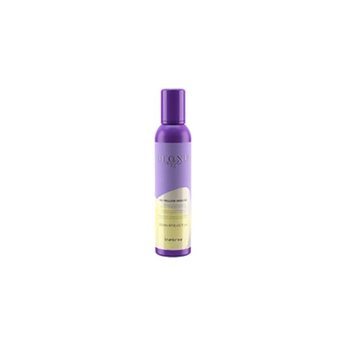 Inebrya Blondesse Noyellow Conditioner Foam Conditioner For Yellow Tones On Bleached Light And Gray Hair 250 Ml
