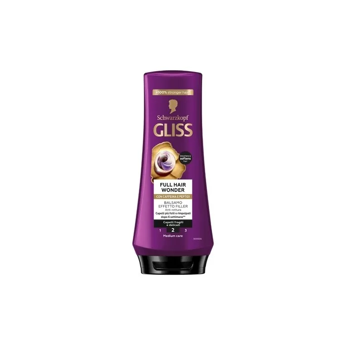 Gliss Full Hair Wonder Conditioner With Caffeine And Peptides 200 Ml
