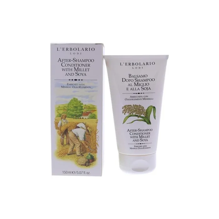 L'Erbolario Hair Conditioner with Millet and Soya 150ml
