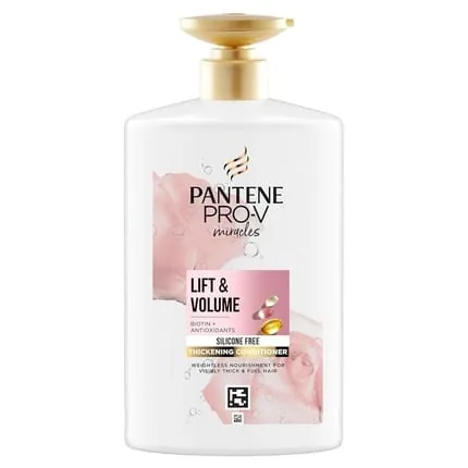 Pantene Prov Lift & Volume Thickening Hair Conditioner With Biotin Siliconefree 1000ml Pump Dispenser