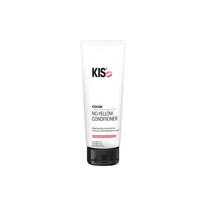 KIS Colour No-Yellow Conditioner Brightening Conditioner for Silver and Light Blonde Hair