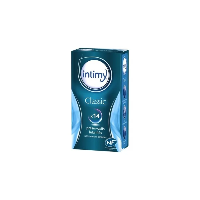 Intimy Classic Lubricated Condoms with Reservoir