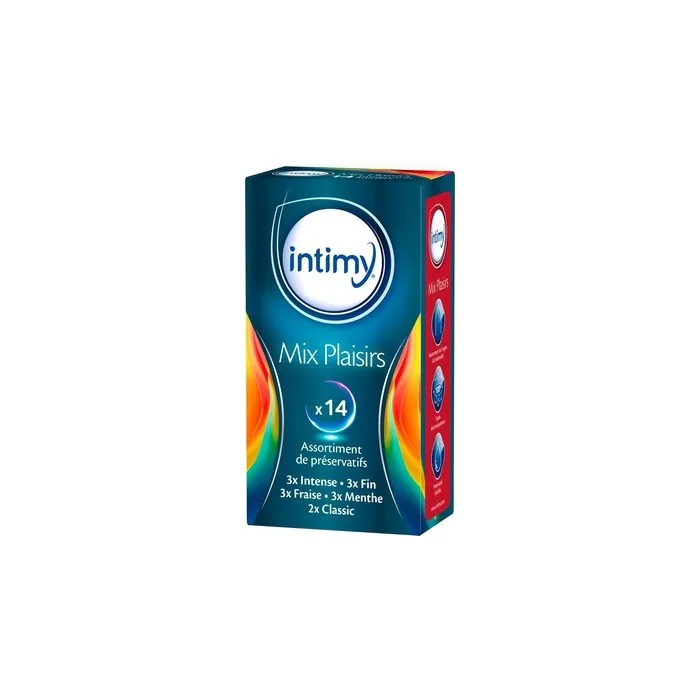 Intimy Mix Plaisirs Assortment of Lubricated Condoms