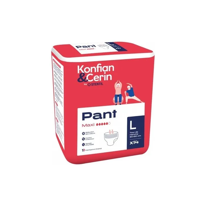 The Konfian & Cerin Adult Absorbent Pants for Heavy Urinary Incontinence