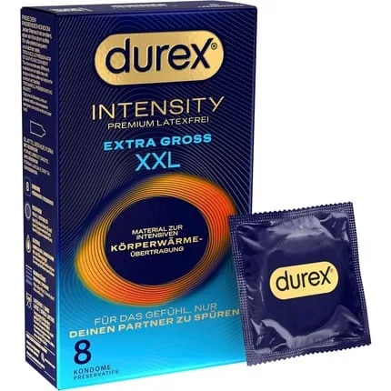Durex Intensity Extra Large XXL Condoms Ultra Thin Plus for Intense Pleasure