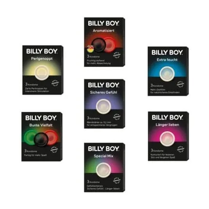 Billy Boy Condoms Vending Machine Pack - Pack of 3