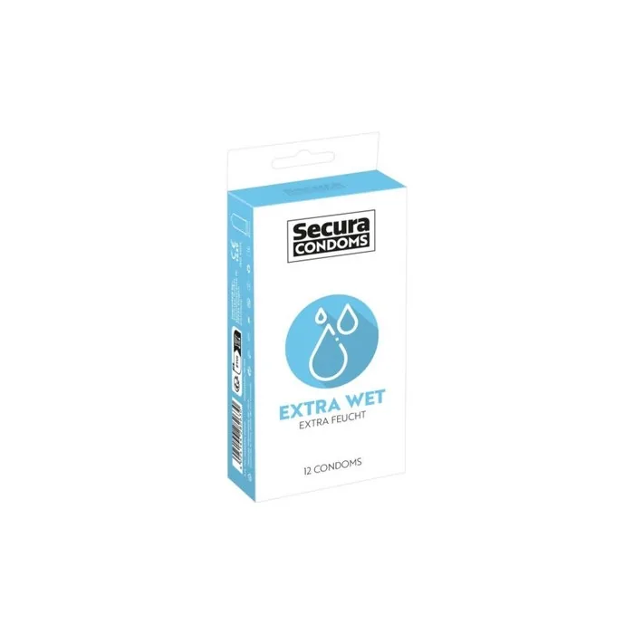 Secura Extra Wetextra Moist Condoms Pack Of 12