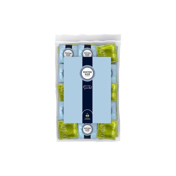 Mister Size Real Feeling Ultrasoft 49mm Condoms Pack Of 100