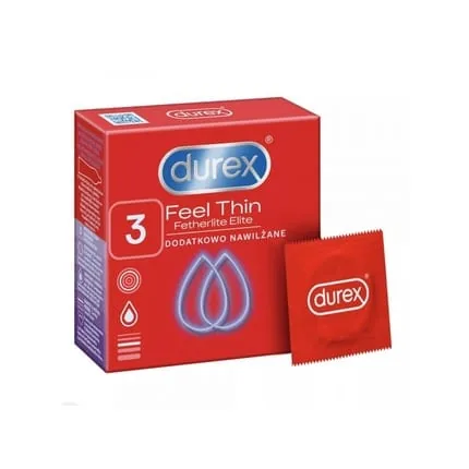 Durex Feel Thin Condoms 3 Pieces