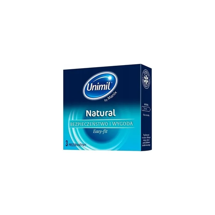 Unimil Natural Latex Condoms - 3 Pieces