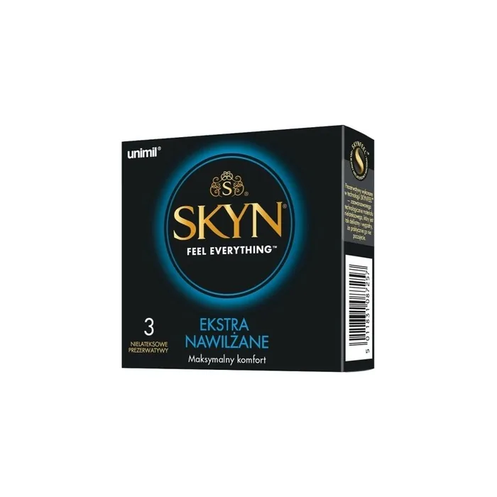 Skyn Feel Everything Extra Lubricated Non-Latex Condoms - 3 Pieces