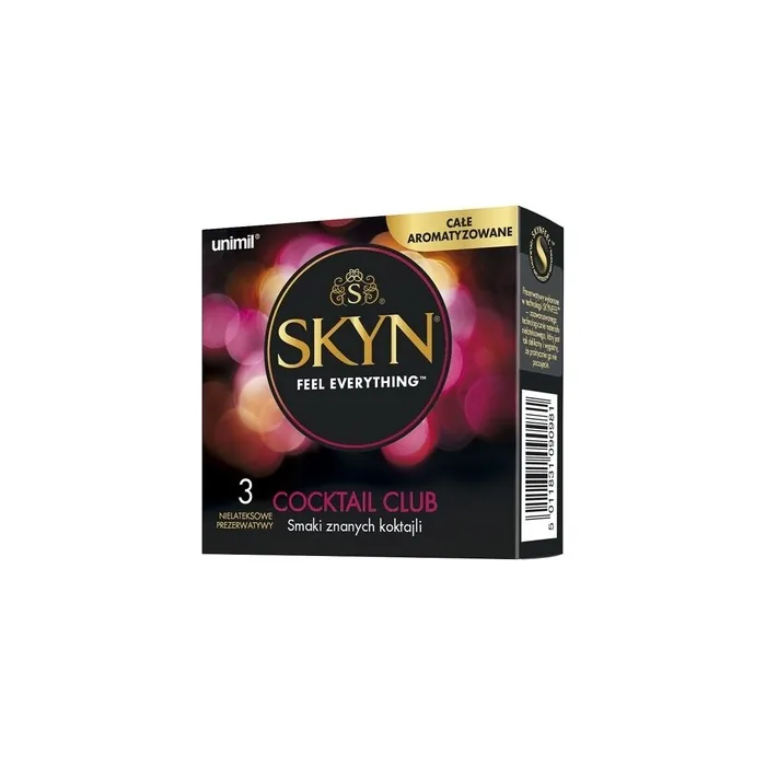 Skyn Feel Everything Cocktail Club Non-Latex Condoms - 3 Pieces