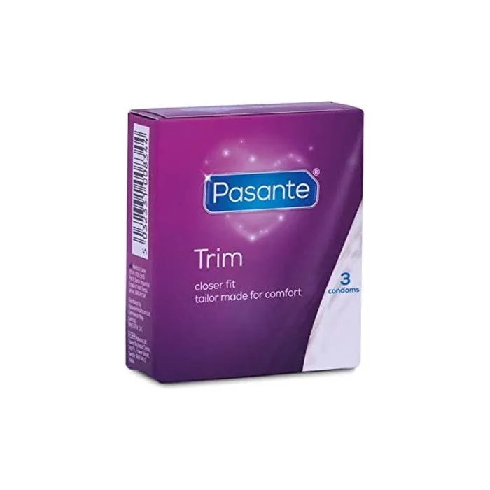 Pasante Trim Small Condoms 3 Count