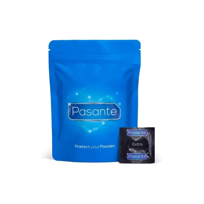 Pasante Extra Condoms 12 count - Pack of 12