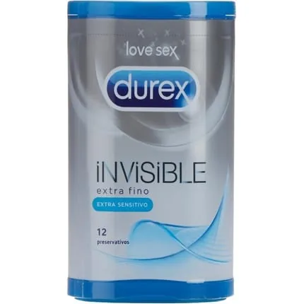 Durex Masculine Condoms 12 Count 45g Invisible