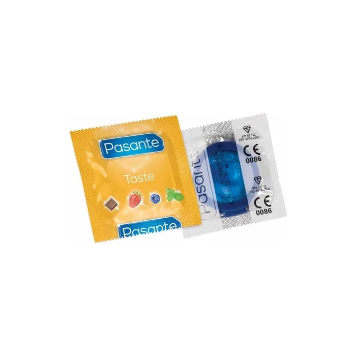 Pasante Blueberry Flavored Condoms 144 Pieces