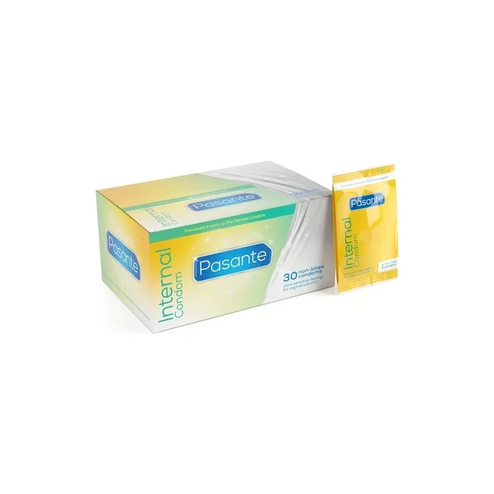 Pasante Internal Condom Latex-Free Female Condom - Hypoallergenic