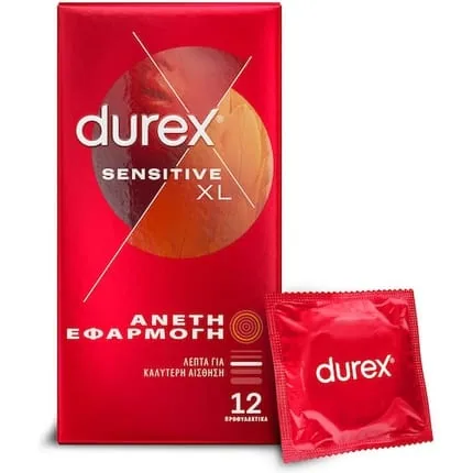 Durex Sensitive Xl Condoms With Comfortable Fit 12 Pieces