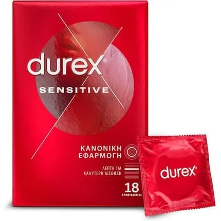 Durex Sensitive Condoms Thin For Greater Sensitivity 18 Pieces