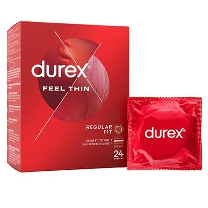 Durex Feel Thin Regular Fit Condoms