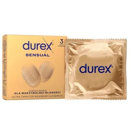 Durex Sensual Condoms - 3 Pieces