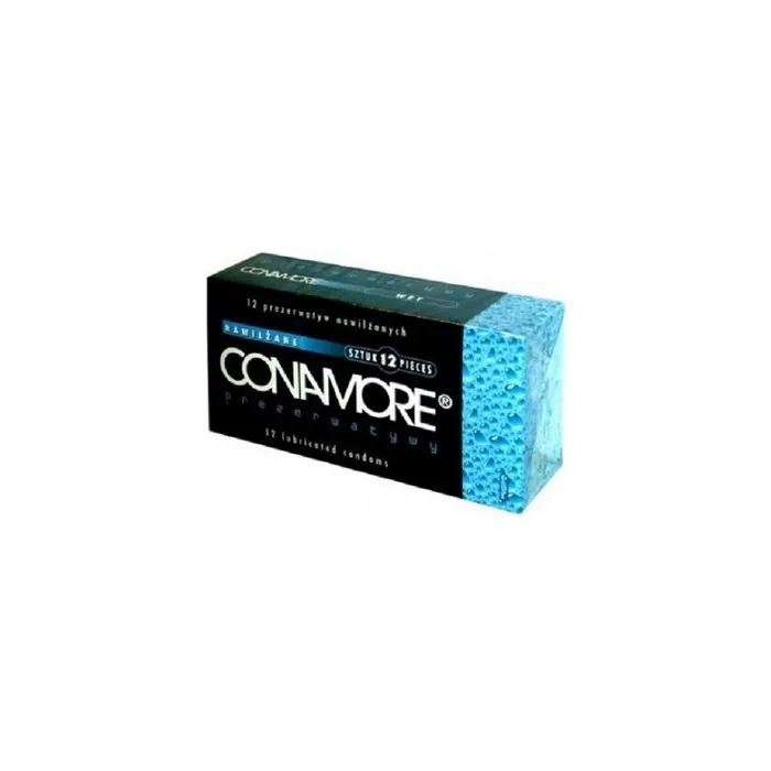 Conamore Lubricated Condoms, 12 Pack