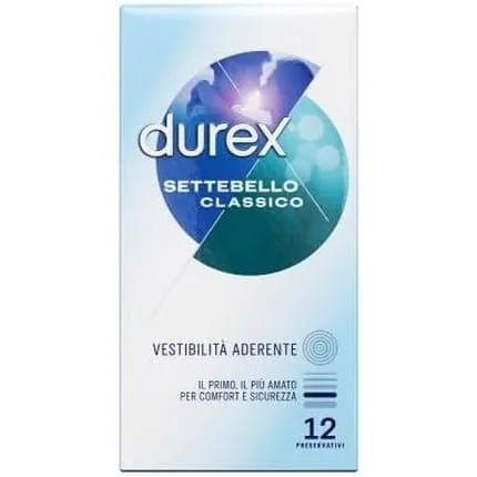 Durex Settebello Classic Fitted Condoms