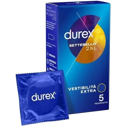 Durex Settebello 2XL Condoms Extra Large and Extra Long