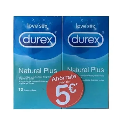 Durex Durex Natural Plus Duo Pack 2 Units