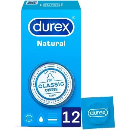 Durex Original Natural Condoms 12 Condoms