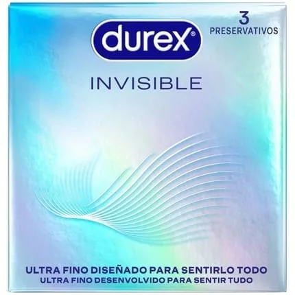 Durex Invisible Ultra Thin Condoms - Pack of 3