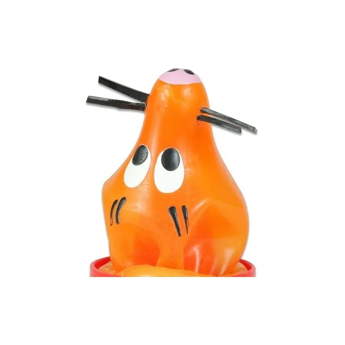 Fox Glued Hand Painted Fancy Condoms