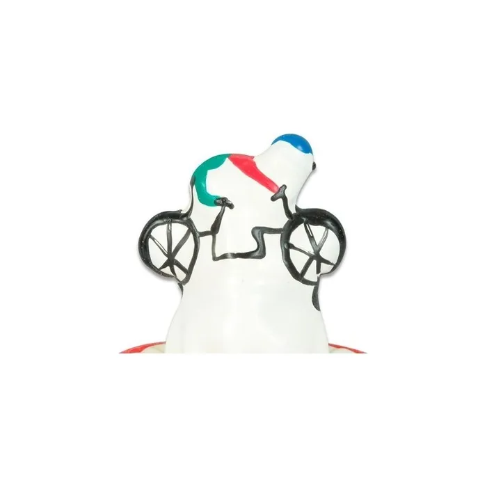 Condomerie Hand-Painted Novelty Condoms Bicycle