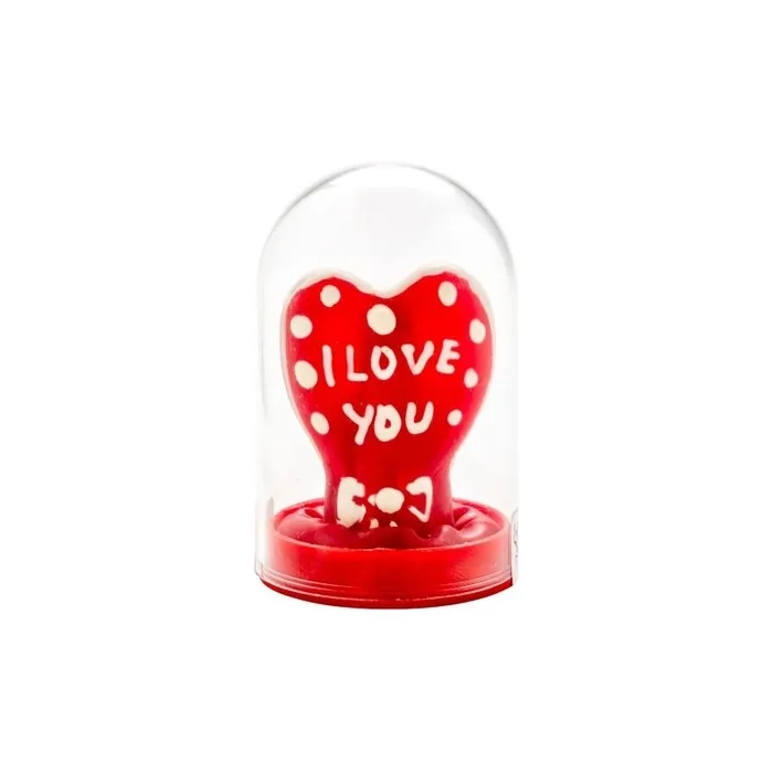 Condomerie Hand-Painted Novelty Condoms Heart - I Love You Model 1
