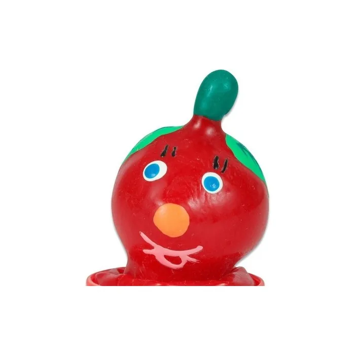 Condomerie Hand-Painted Novelty Condom Tomato