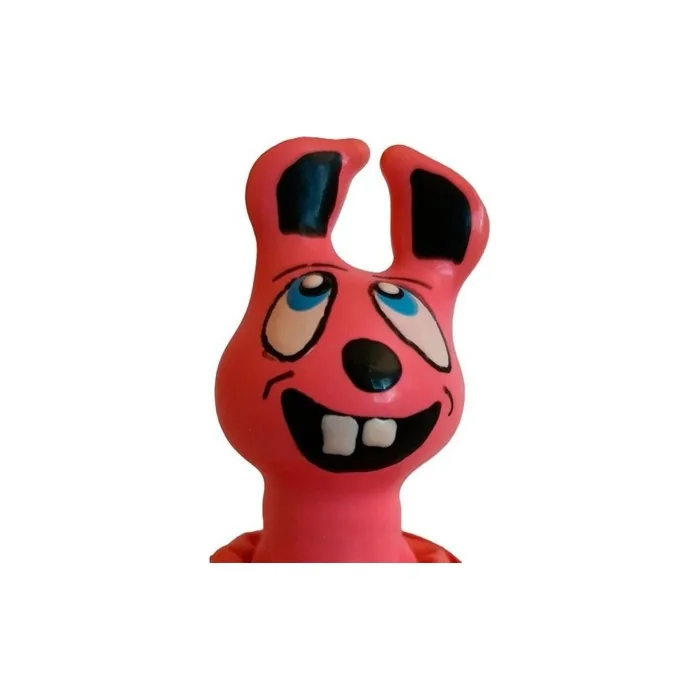 Condomerie Hand Painted Novelty Condoms with Laughing Pink Bunny