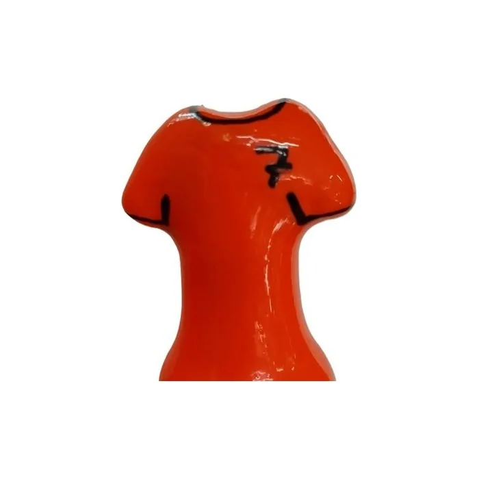 Condomerie Hand-Painted Novelty Condom Orange Shirt