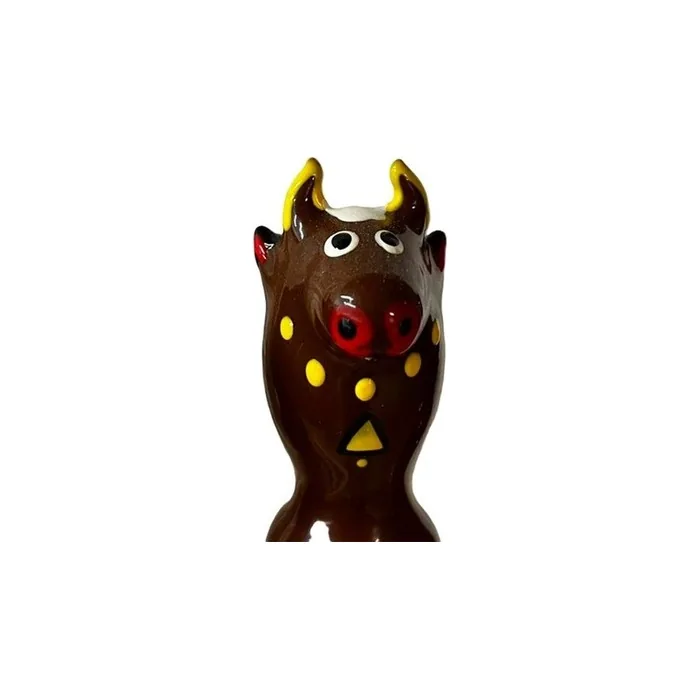 Condomerie Hand Painted Novelty Condoms Bull Black Model 2