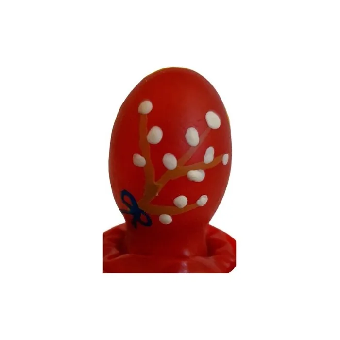Condomerie Hand-Painted Novelty Condom Easter Egg Red