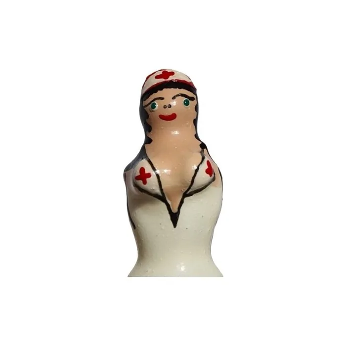 Condomerie Hand-Painted Novelty Condom Nurse Blonde