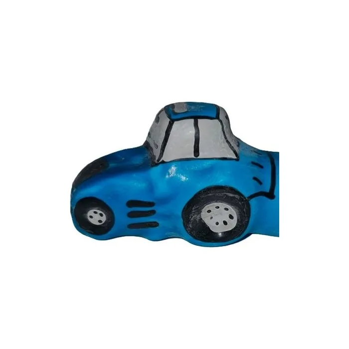 Condomerie Hand Painted Novelty Condom Tractor Blue XL