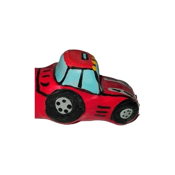Condomerie Hand-Painted Novelty Condom Tractor Red XL