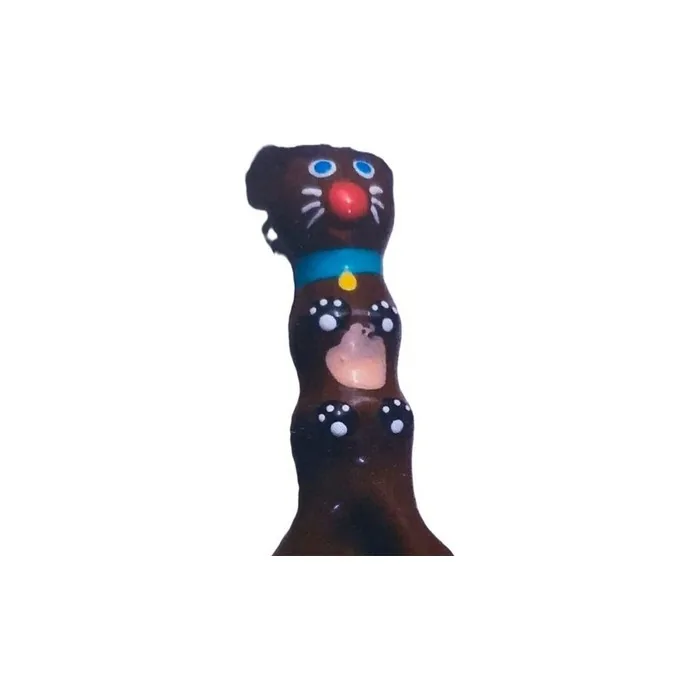 Condomerie Hand-Painted Novelty Condom Brown Dachshund XL