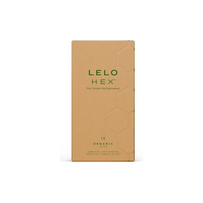 Lelo Hex Organic Condom Box 12 Units - Pack of 12