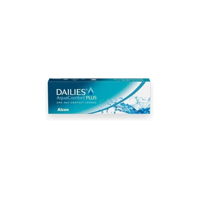 Alcon DAILIES AquaComfort Plus Daily Contact Lenses 30 Lenses - Blink-Activated Moisture and Tear-Film Stability