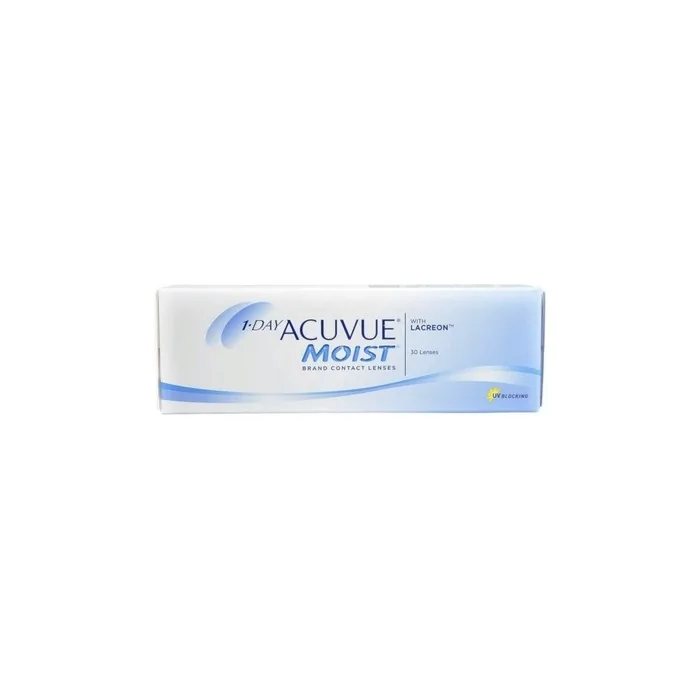 Johnson & Johnson 1-Day Acuvue Moist Daily Contact Lenses 30 Pack -1.00 BC 8.5