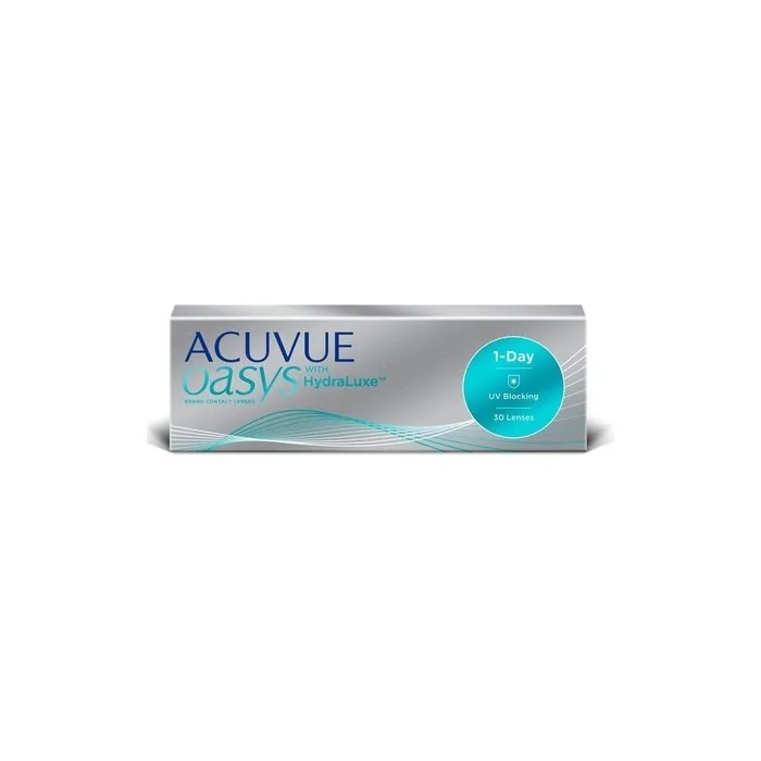 ACUVUE OASYS 1-Day Contact Lenses with HydraLuxe Moisture 30 Lenses BC 8.5 Power +5.25
