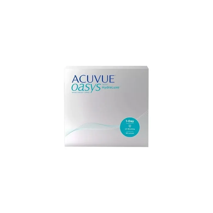 ACUVUE OASYS 1-Day Contact Lenses with HydraLuxe Technology 90 Lenses BC 8.5 -6.00