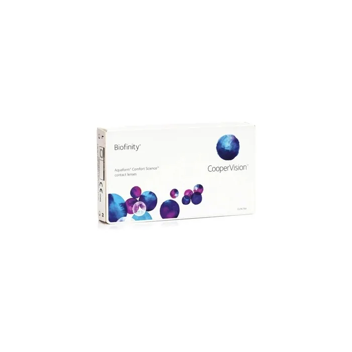 CooperVision Biofinity Monthly Contact Lenses with Aquaform Technology 3 Lenses BC 8.0 Power +4.75