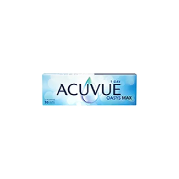 ACUVUE OASYS MAX 1-Day Contact Lenses with TearStable Technology and OptiBlue Light Filter 30 Lenses +1.50 BC 8.5
